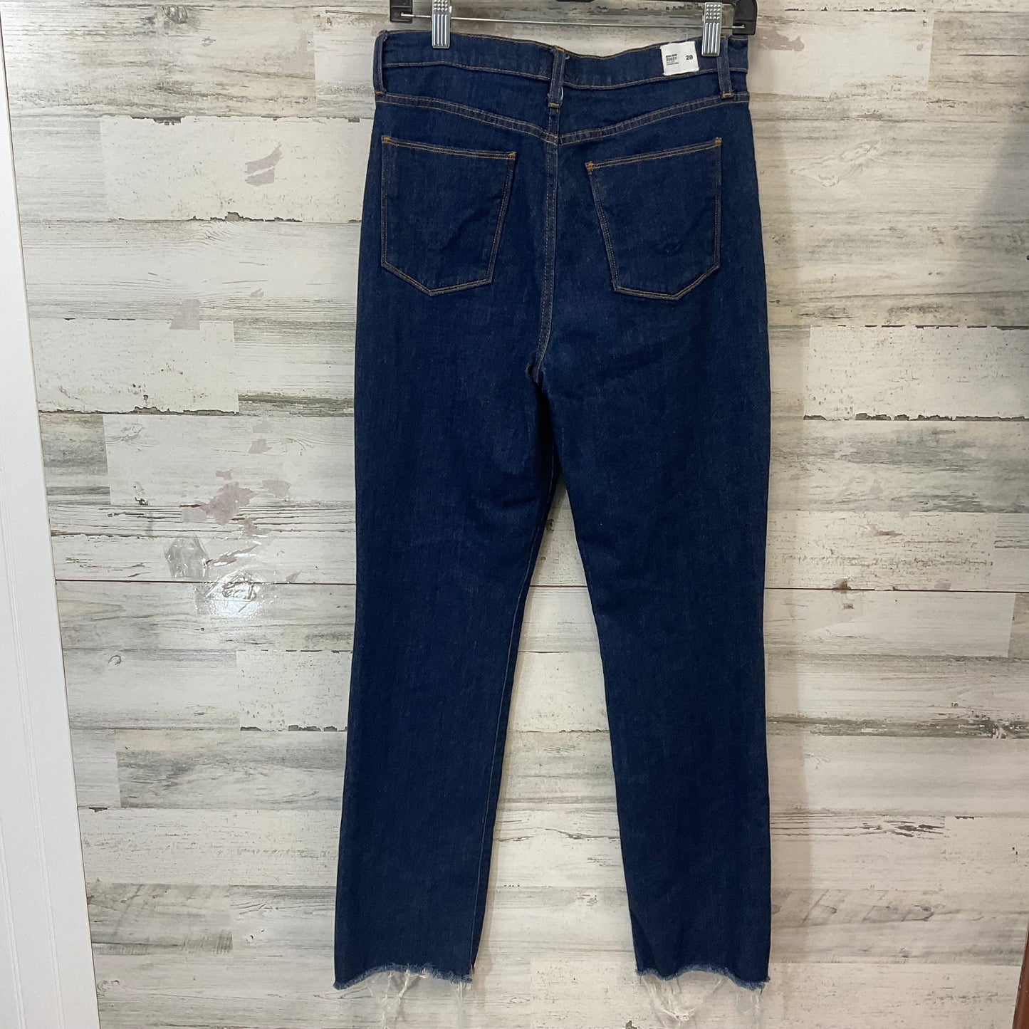 Jeans Straight By Hudson In Blue Denim, Size: 6