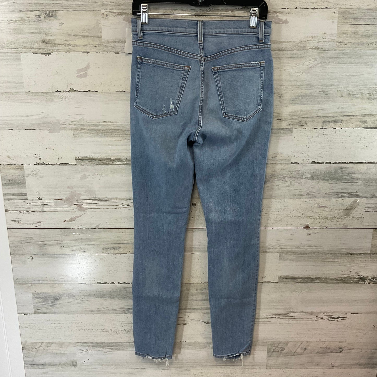 Jeans Skinny By Reformation In Blue Denim, Size: 6