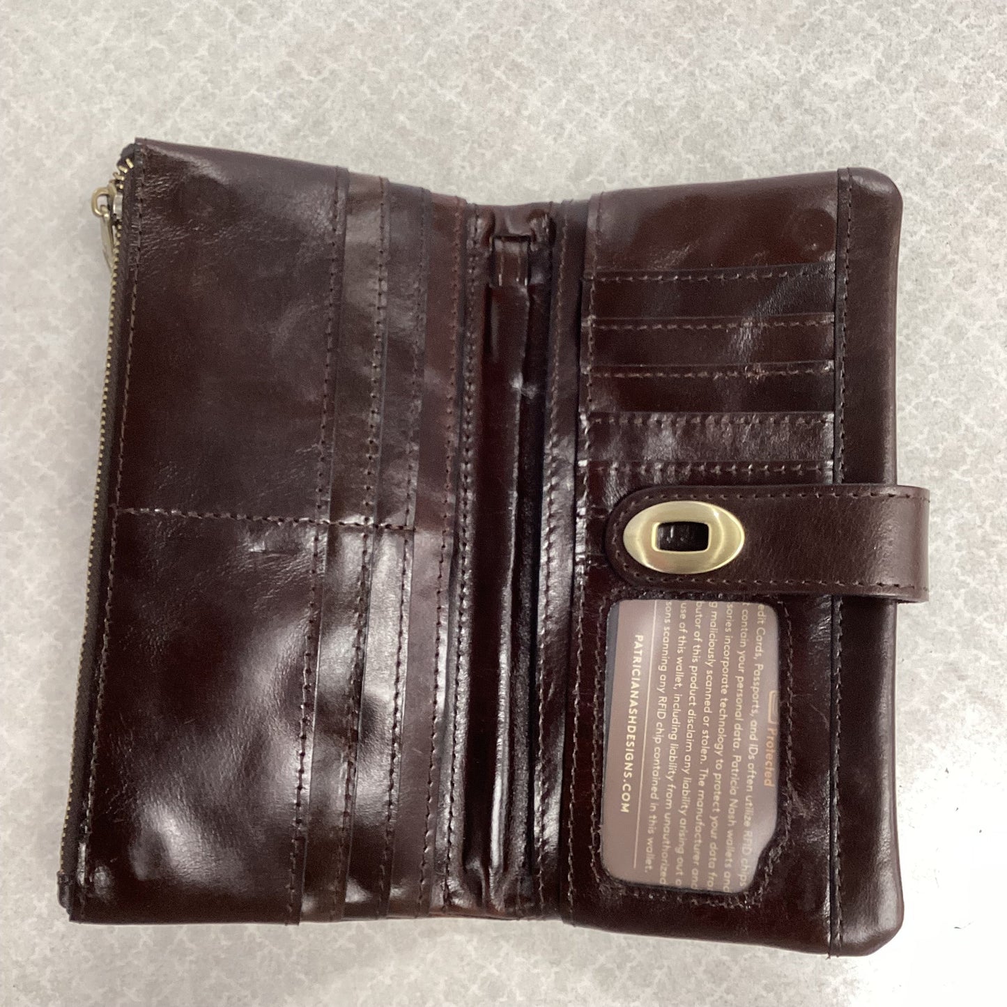 Wallet Leather By Patricia Nash, Size: Small