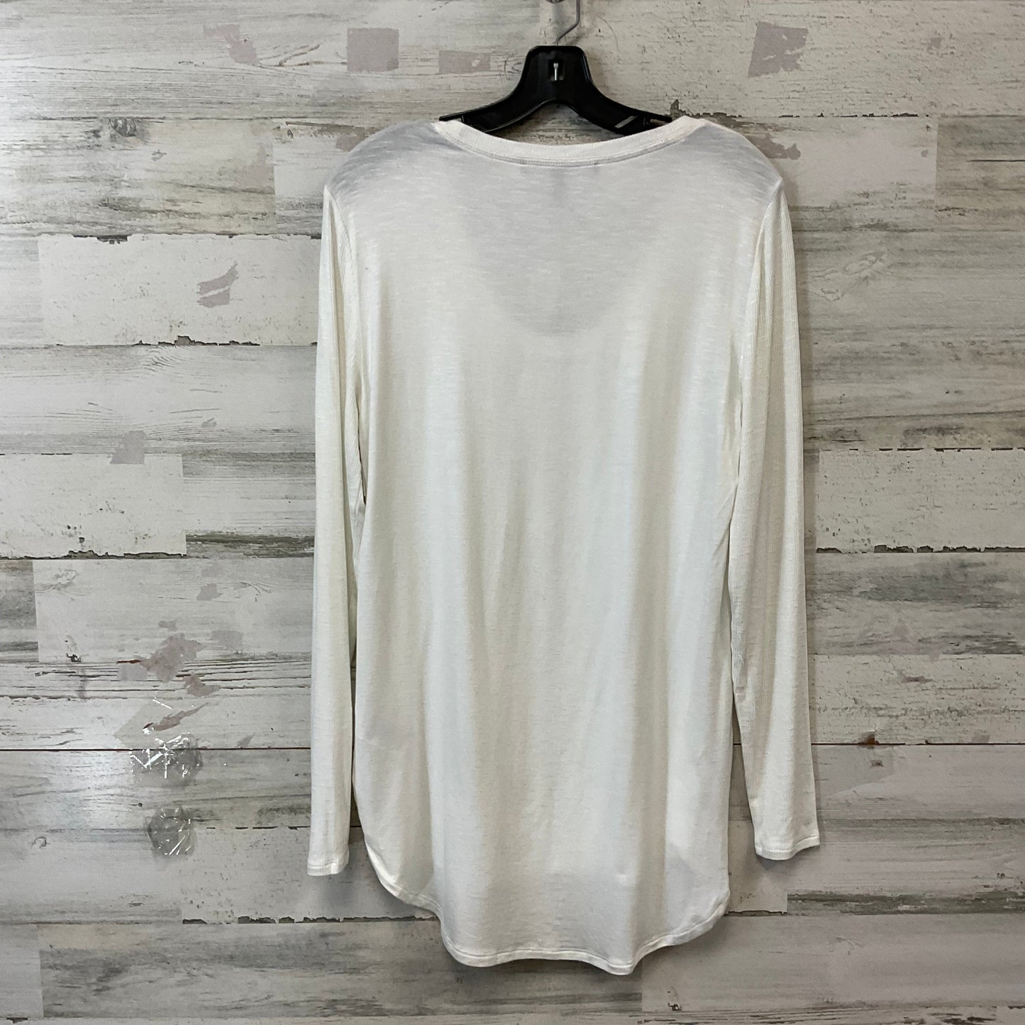 Top Long Sleeve By White House Black Market In White, Size: M