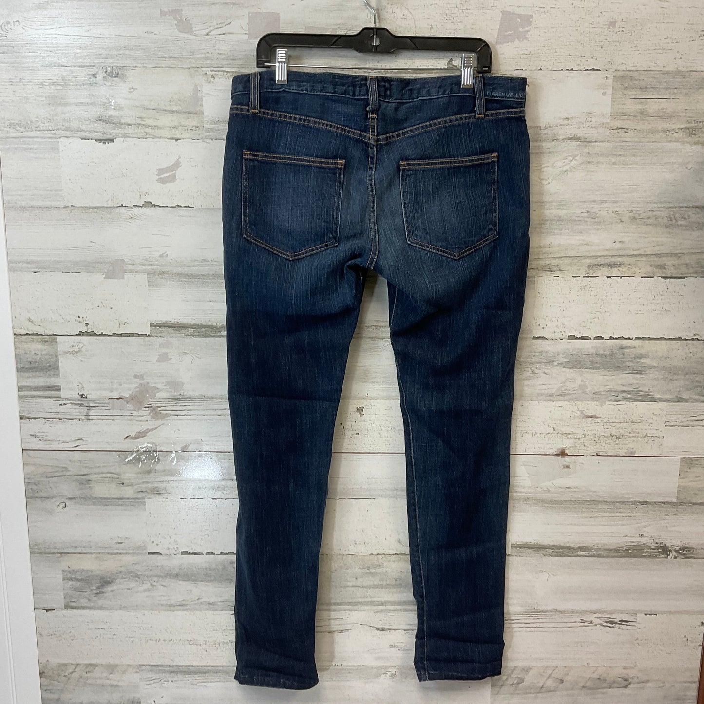 Jeans Straight By Current/elliott In Blue Denim, Size: 10