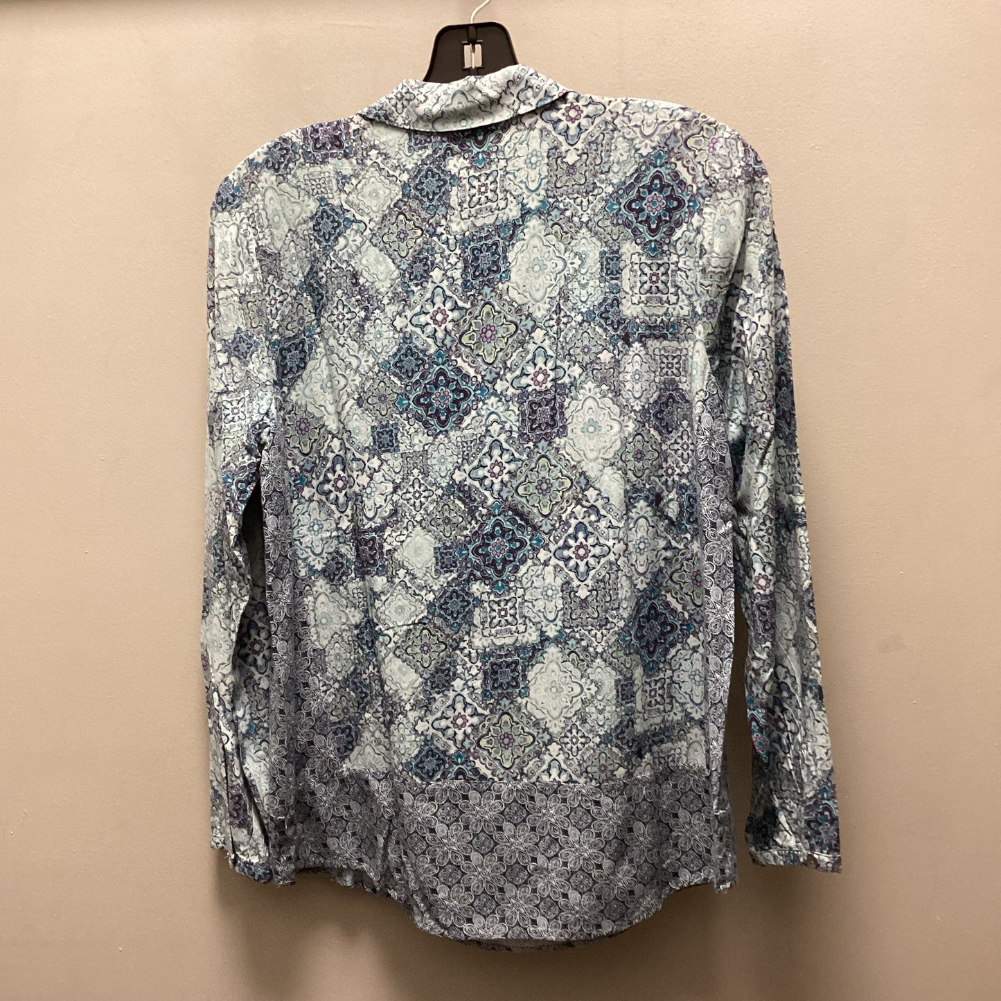 Blouse Long Sleeve By J. Jill In Blue, Size: Xs