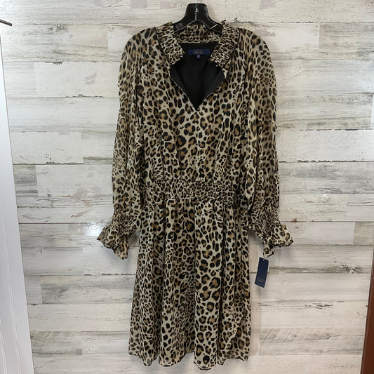 Dress Casual Short By Rachel Roy In Animal Print, Size: 2x