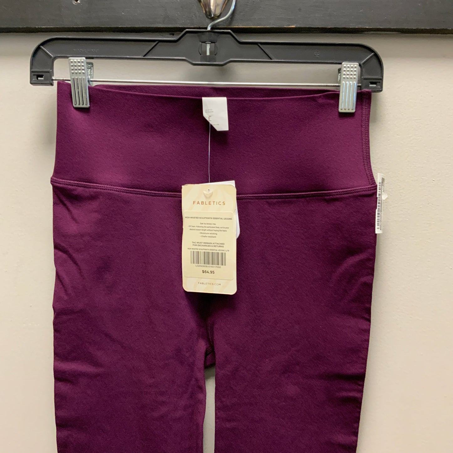 Athletic Leggings By Fabletics In Purple, Size: L