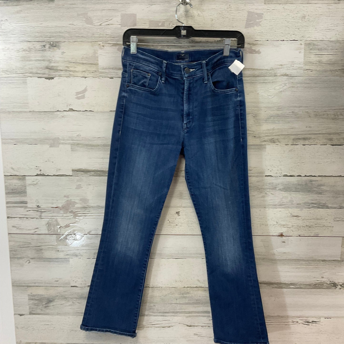 Jeans Straight By Mother In Blue Denim, Size: 6