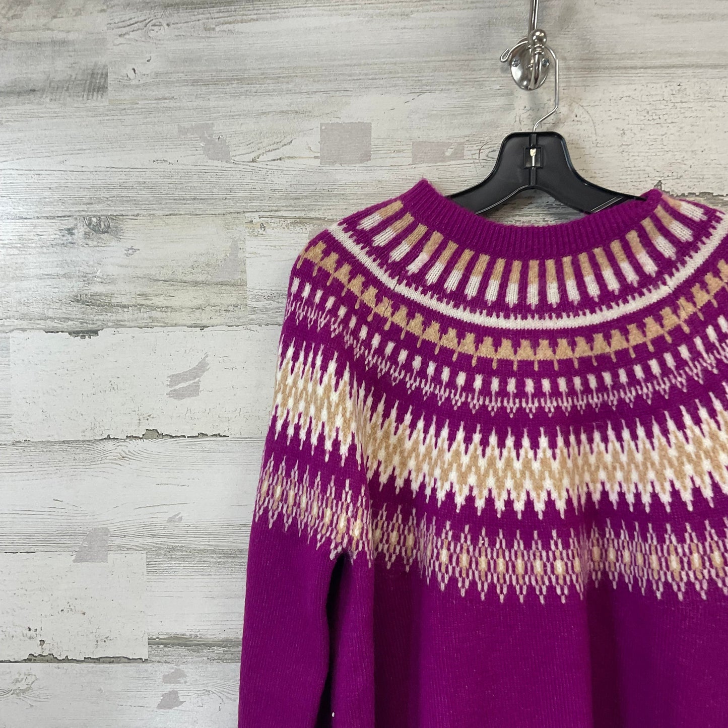 Sweater By Loft In Purple, Size: Xl