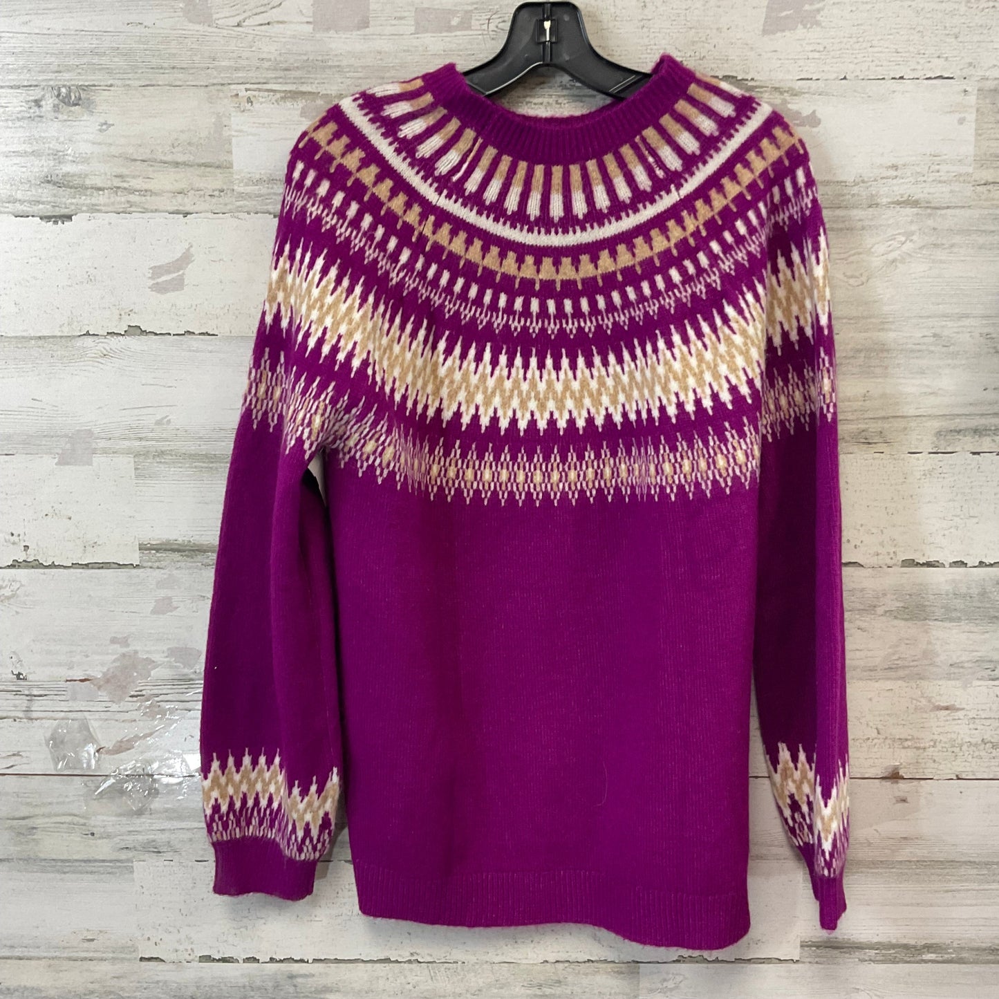 Sweater By Loft In Purple, Size: Xl