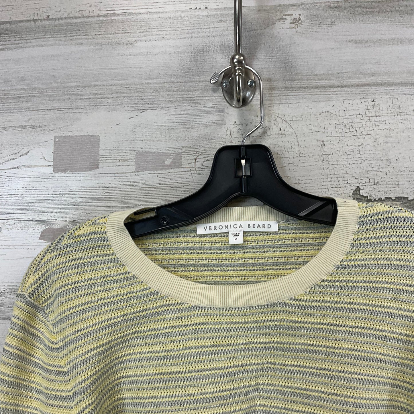 Top Long Sleeve By Veronica Beard In Yellow, Size: M