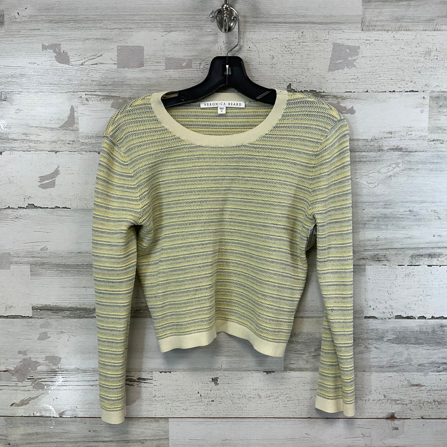 Top Long Sleeve By Veronica Beard In Yellow, Size: M