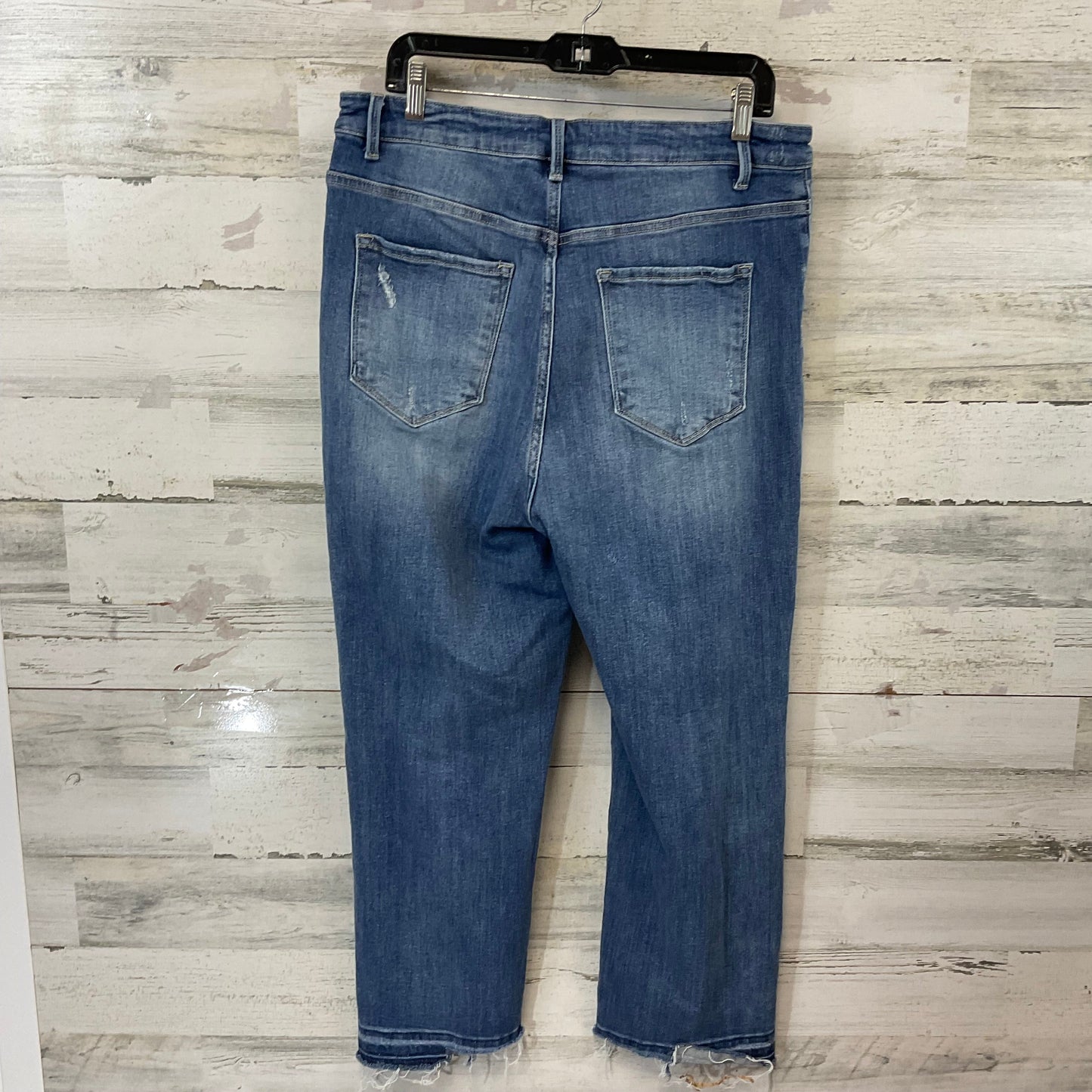 Jeans Straight By Risen In Blue Denim, Size: 1x