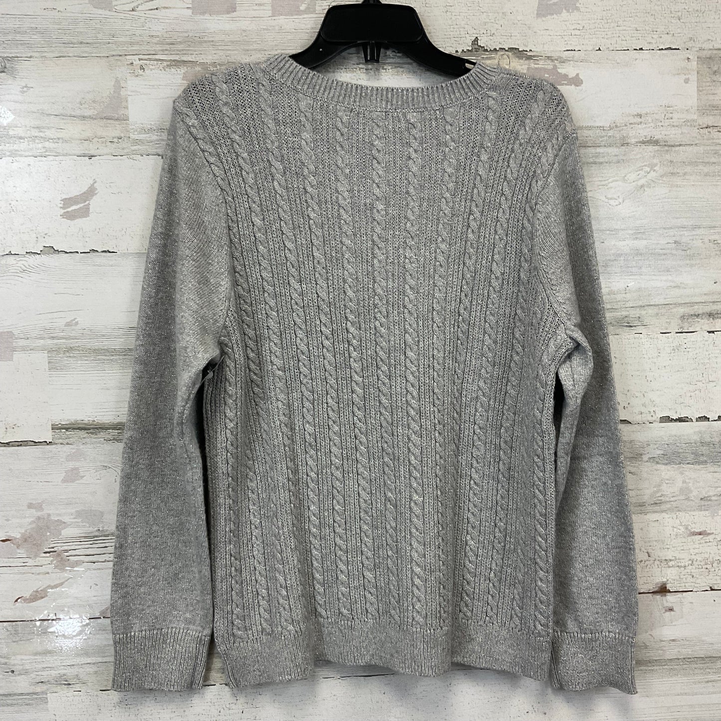 Sweater By Talbots In Grey, Size: Xlp