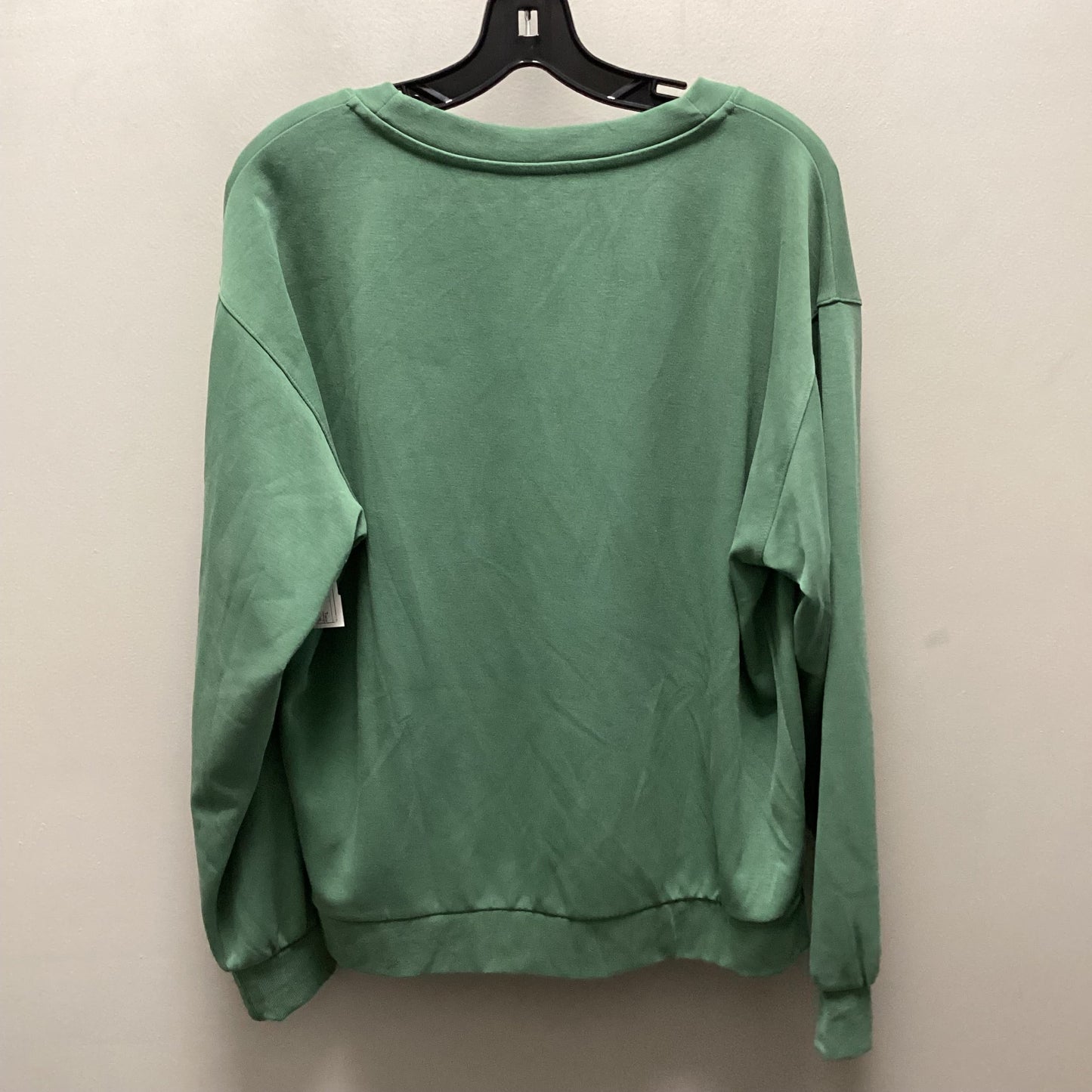 Athletic Top Long Sleeve Crewneck By Athleta In Green, Size: L