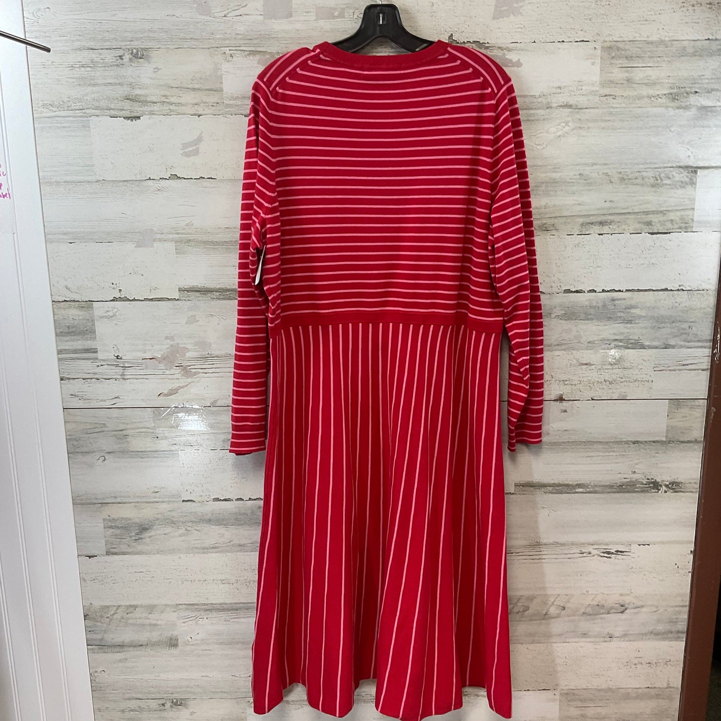 Dress Casual Maxi By Boden In Red, Size: 2x