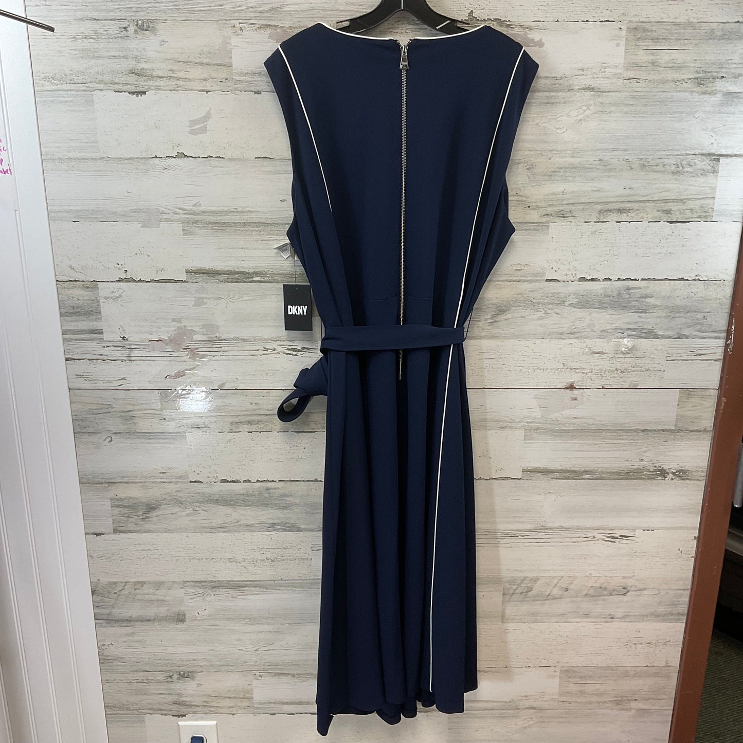 Dress Work By Dkny In Navy, Size: 2x