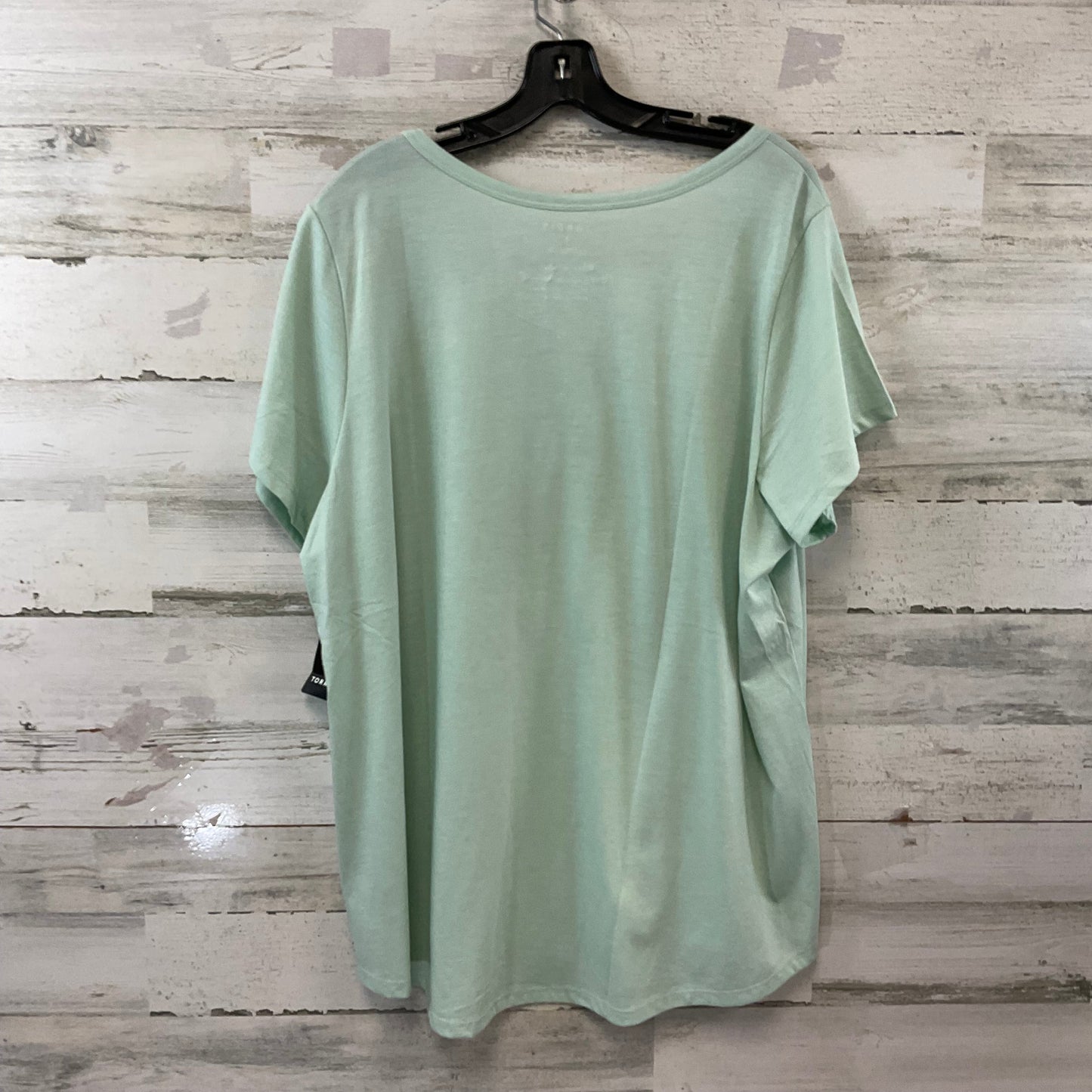 Top Short Sleeve Basic By Torrid In Green, Size: 3x