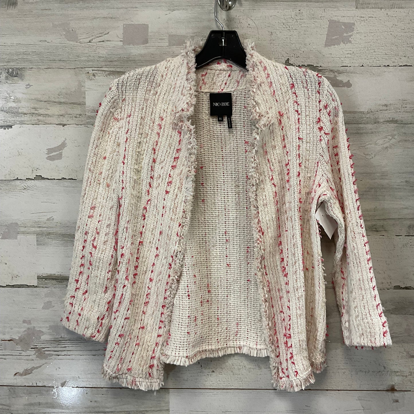 Cardigan By Nic + Zoe In Cream, Size: Sp