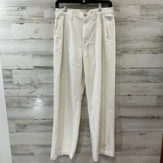 Jeans Straight By Madewell In White, Size: 6