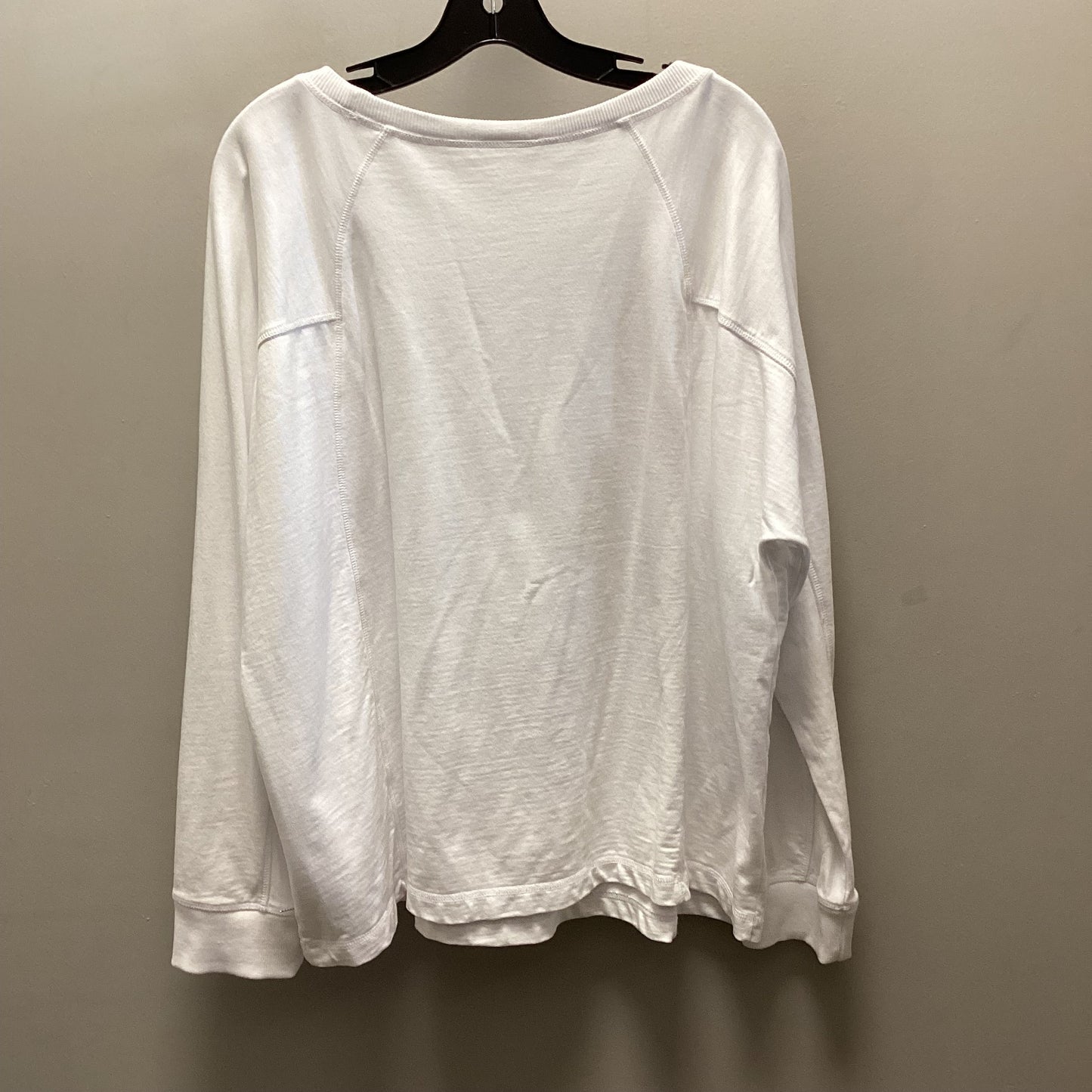 Top Long Sleeve By J. Jill In White, Size: Xl