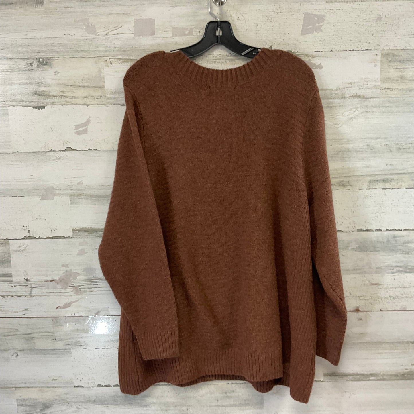 Sweater By Cj Banks In Brown, Size: 3x