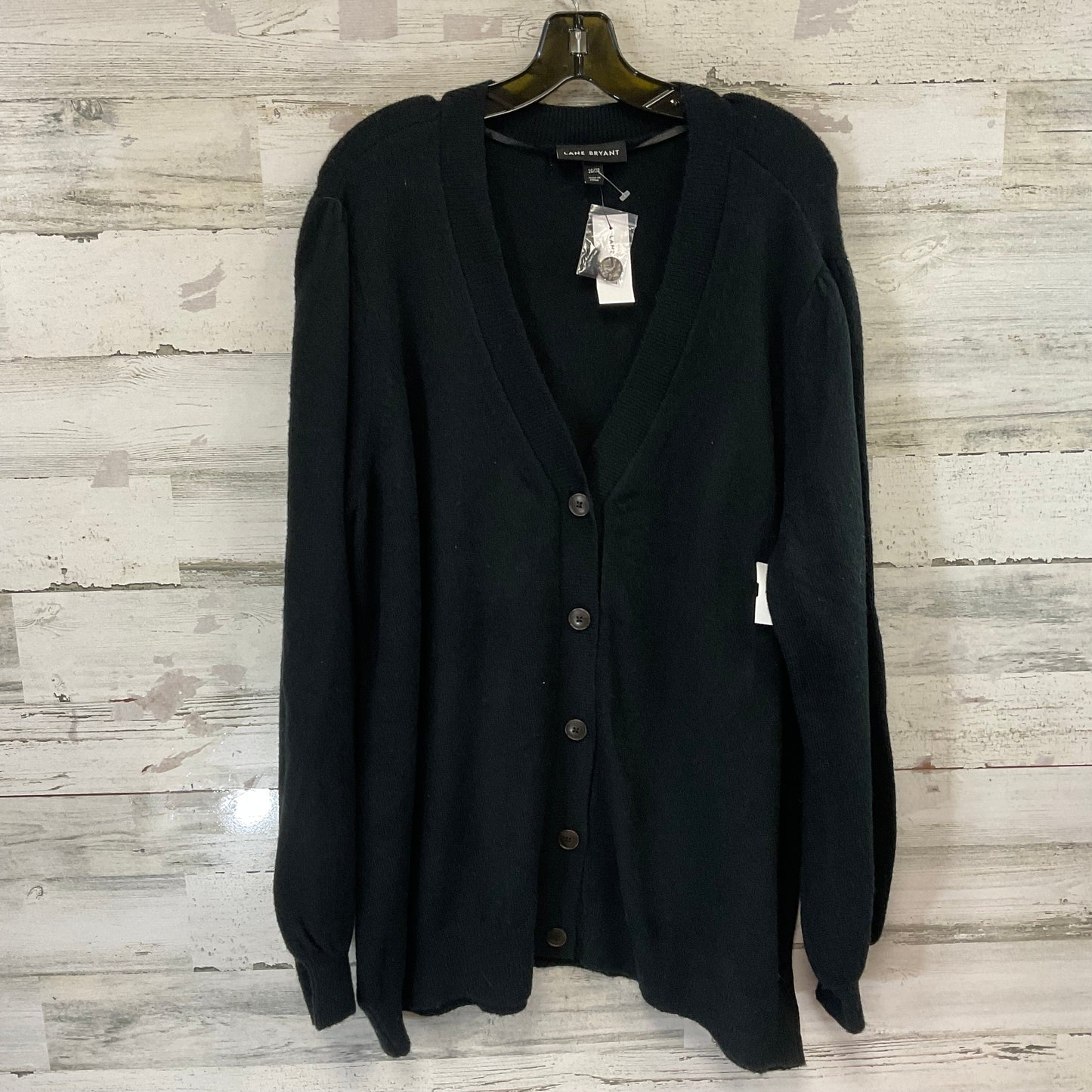 Sweater Cardigan By Lane Bryant In Black, Size: 4x