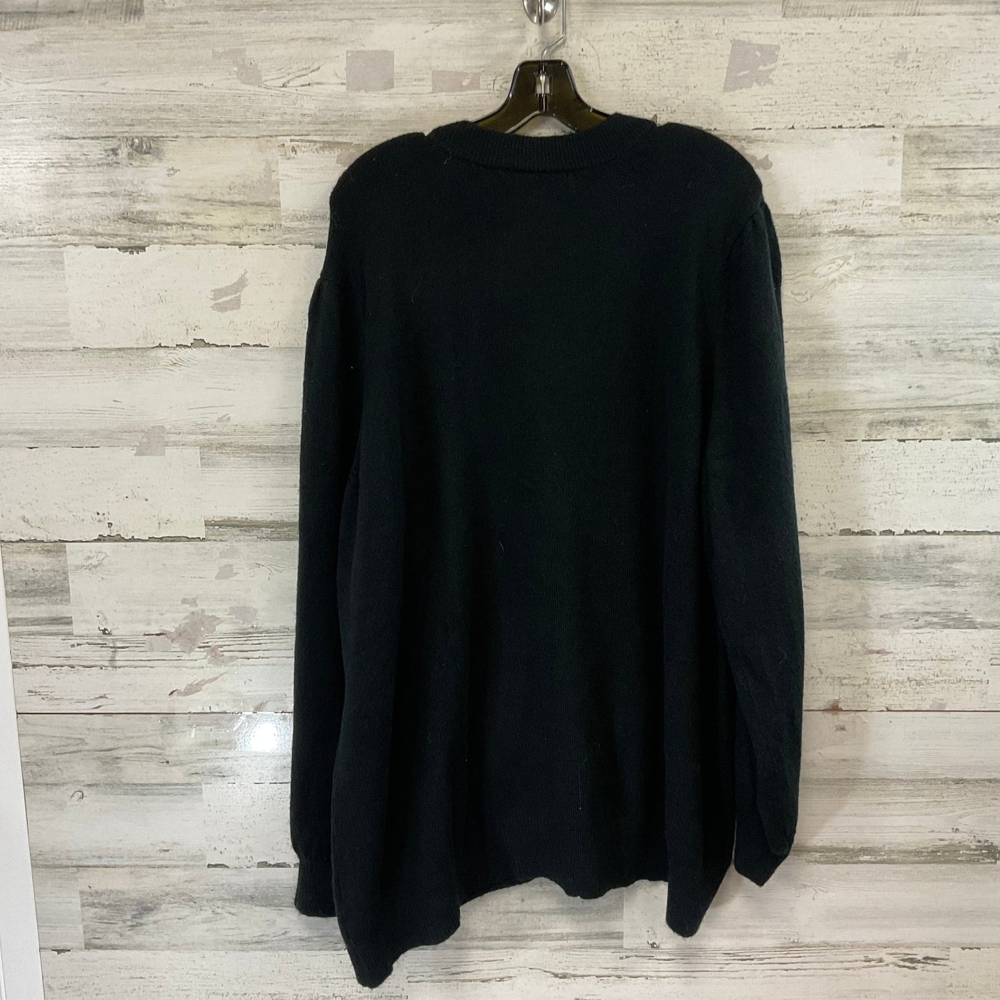 Sweater Cardigan By Lane Bryant In Black, Size: 4x