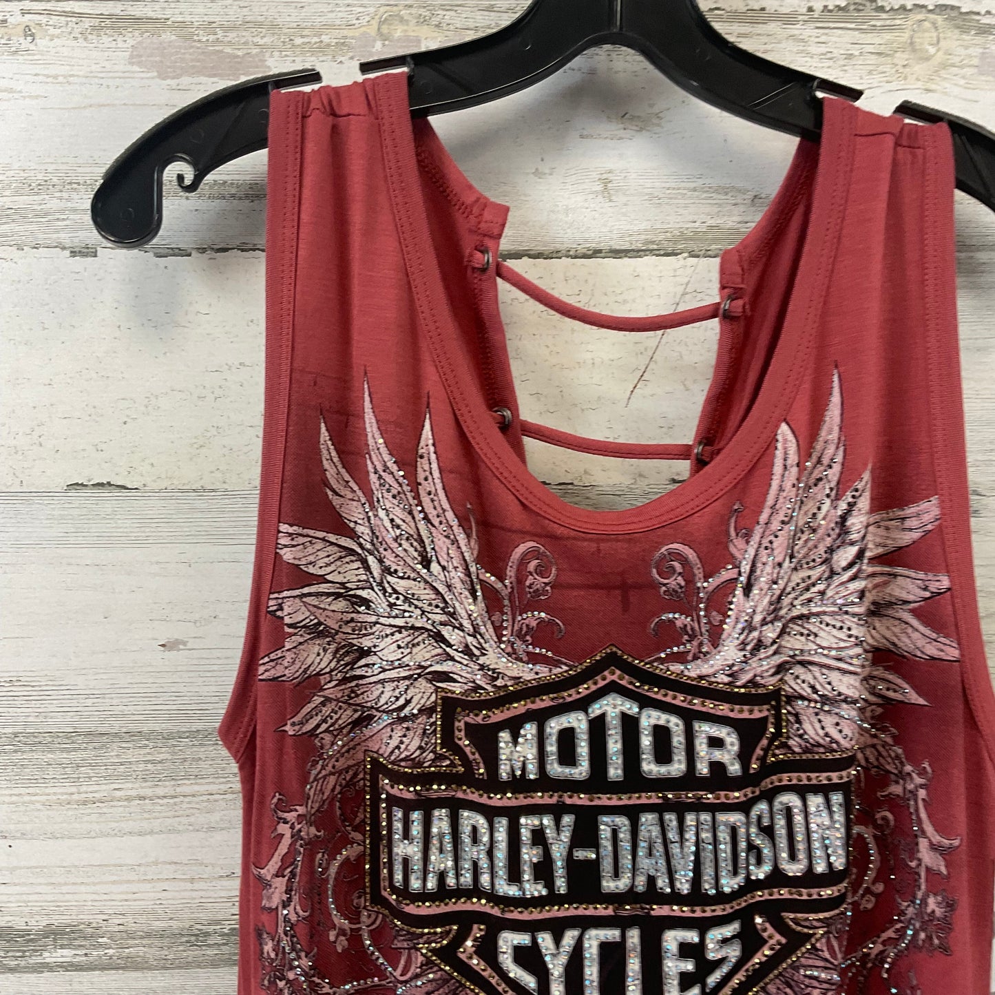 Top Sleeveless Basic By Harley Davidson In Pink, Size: 2x