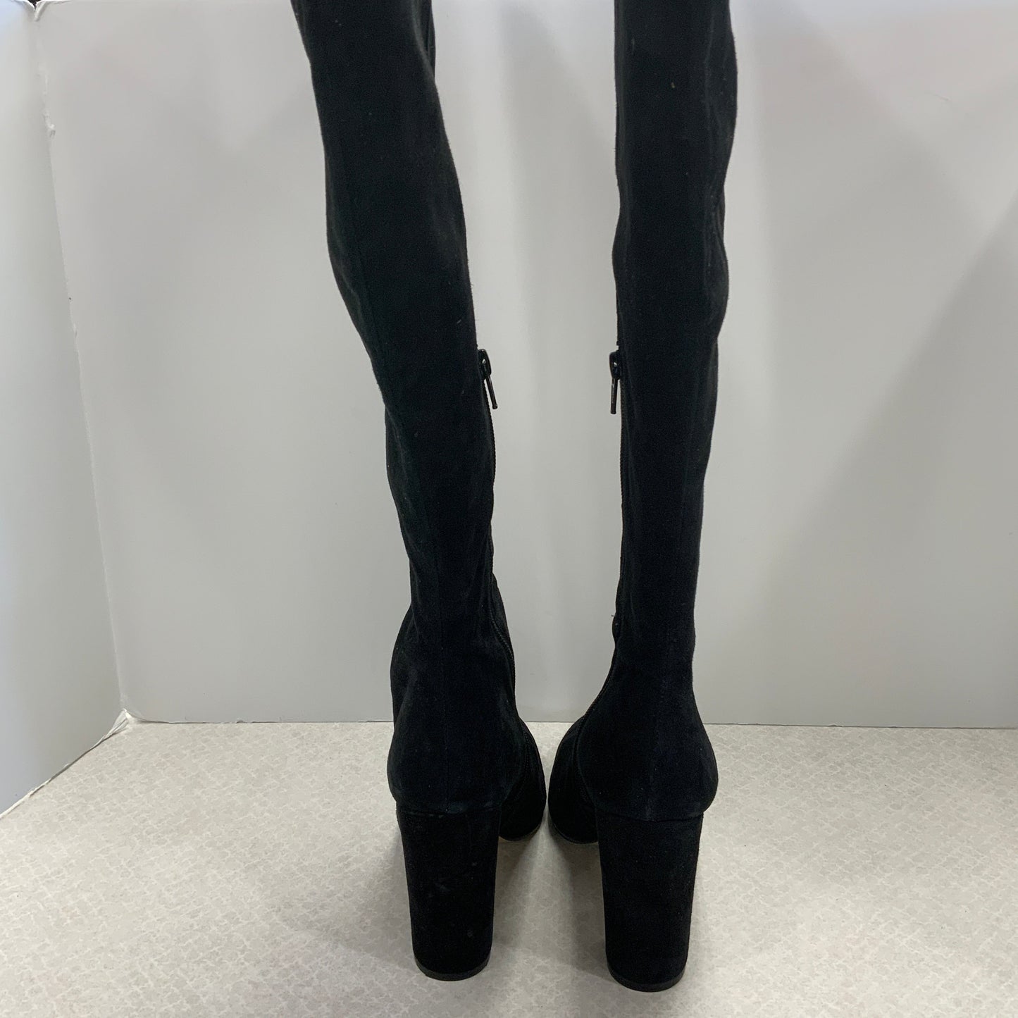 Boots Knee Heels By Gianni Bini In Black, Size: 8