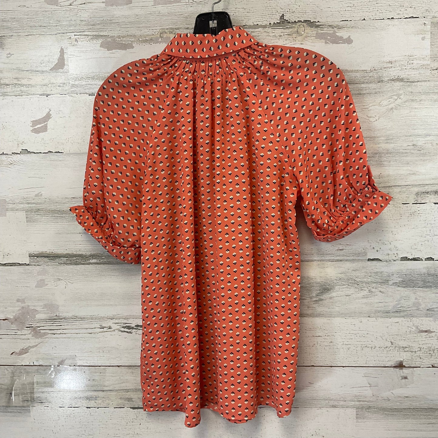 Blouse Short Sleeve By Max Studio In Orange, Size: Xs