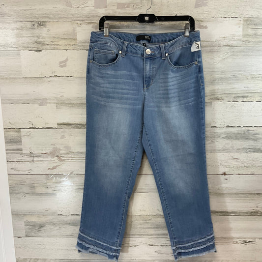 Jeans Cropped By 1822 Denim In Blue Denim, Size: 14