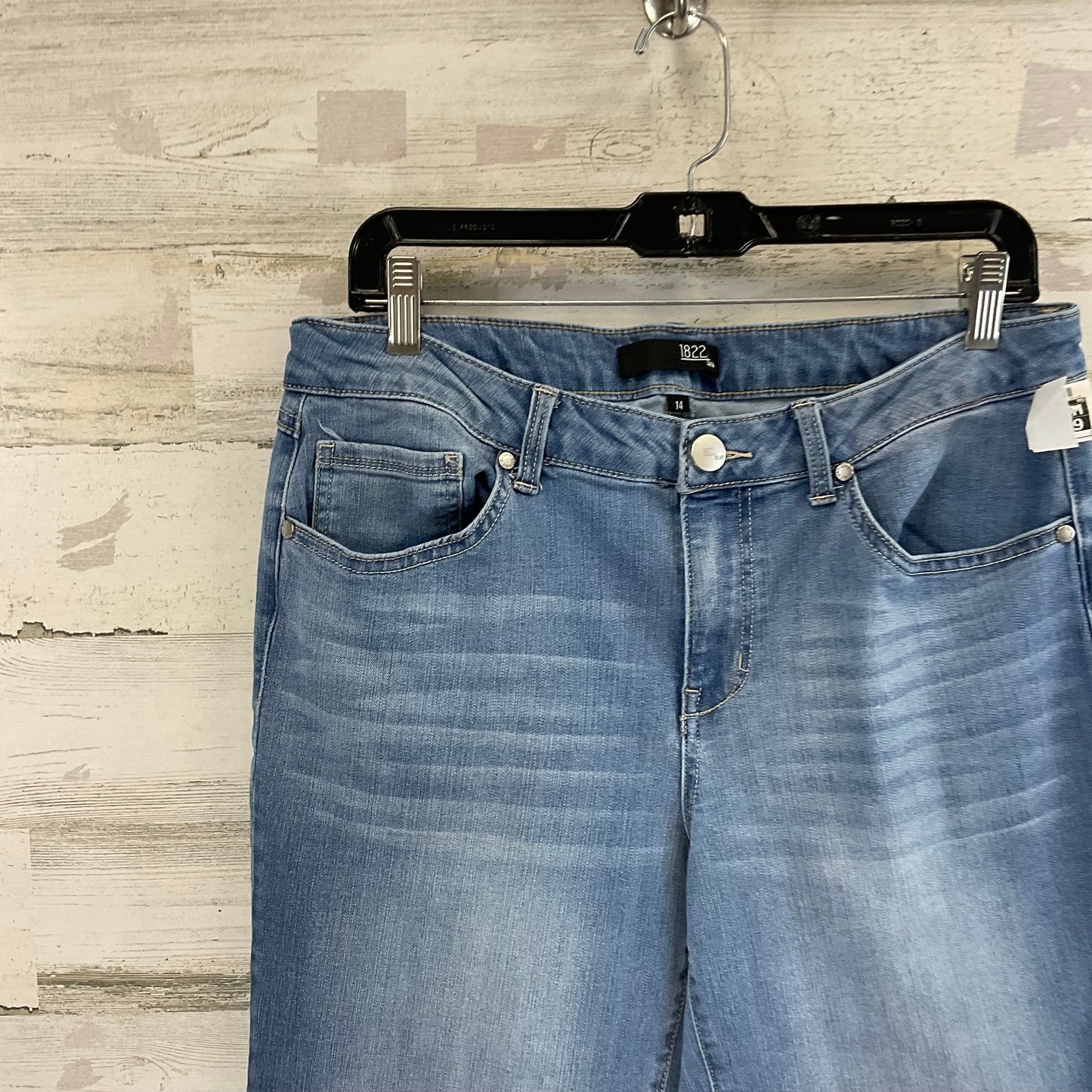 Jeans Cropped By 1822 Denim In Blue Denim, Size: 14