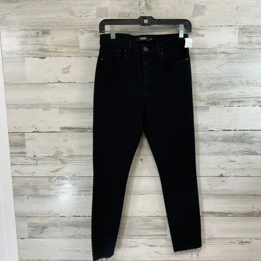 Jeans Skinny By Hudson In Black Denim, Size: 4