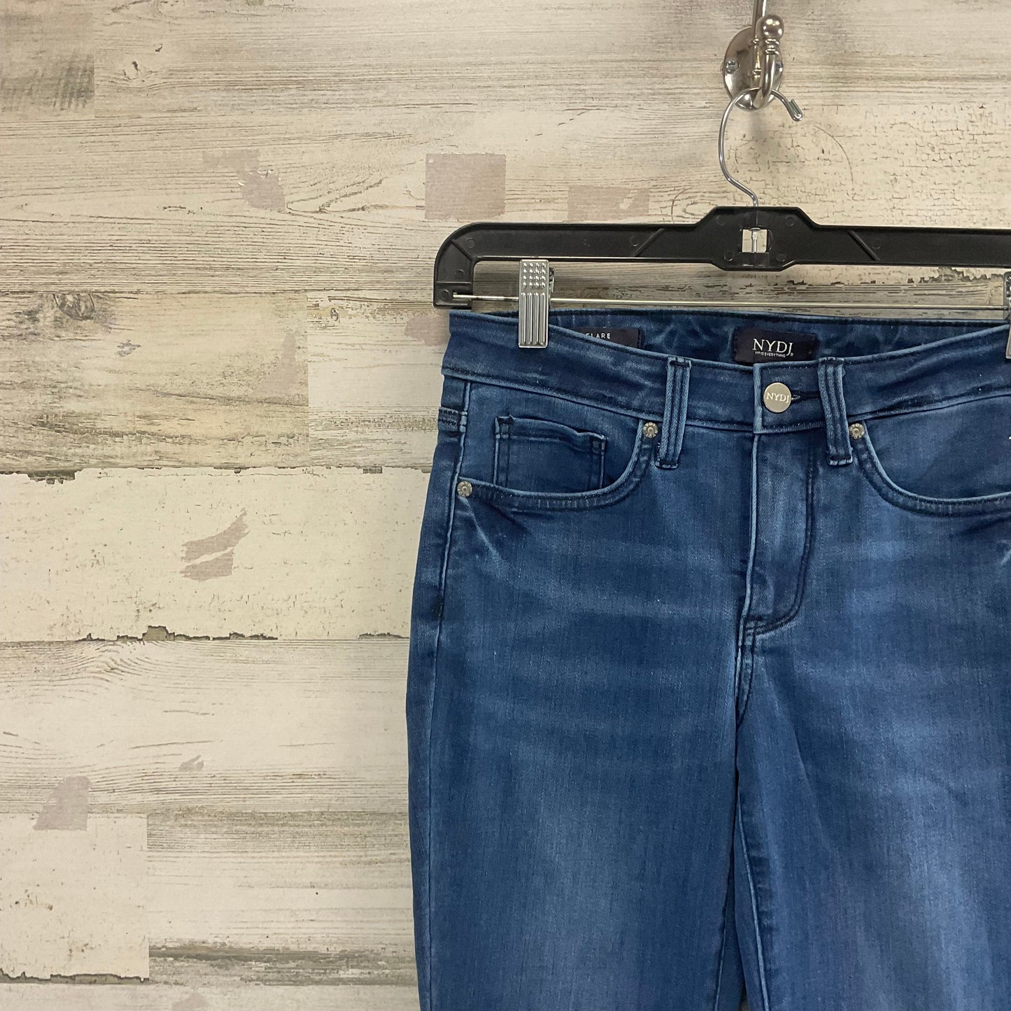 Jeans Flared By Not Your Daughters Jeans In Blue Denim, Size: 00