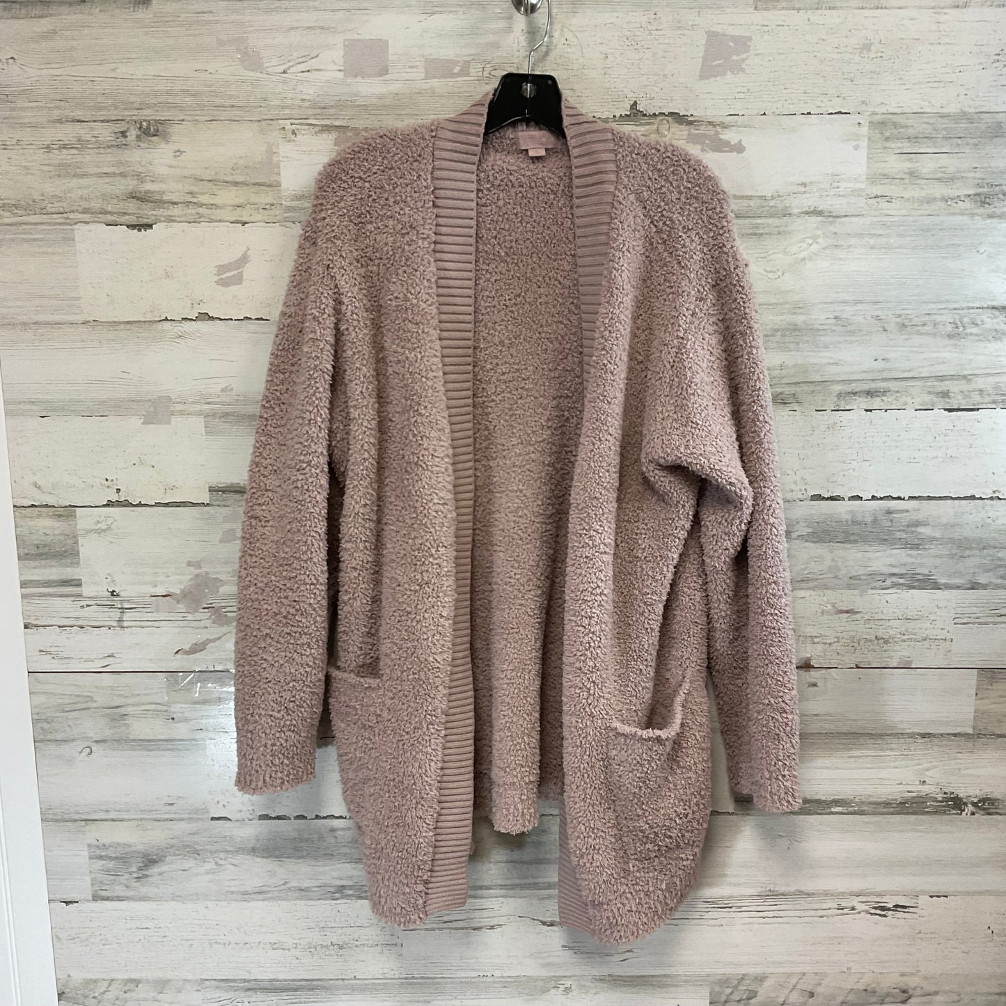 Sweater Cardigan By Barefoot Dreams In Brown, Size: L