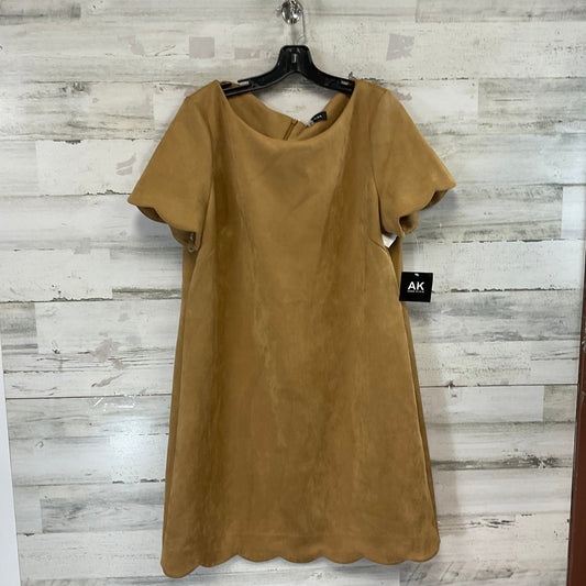 Dress Casual Short By Anne Klein In Brown, Size: Xl