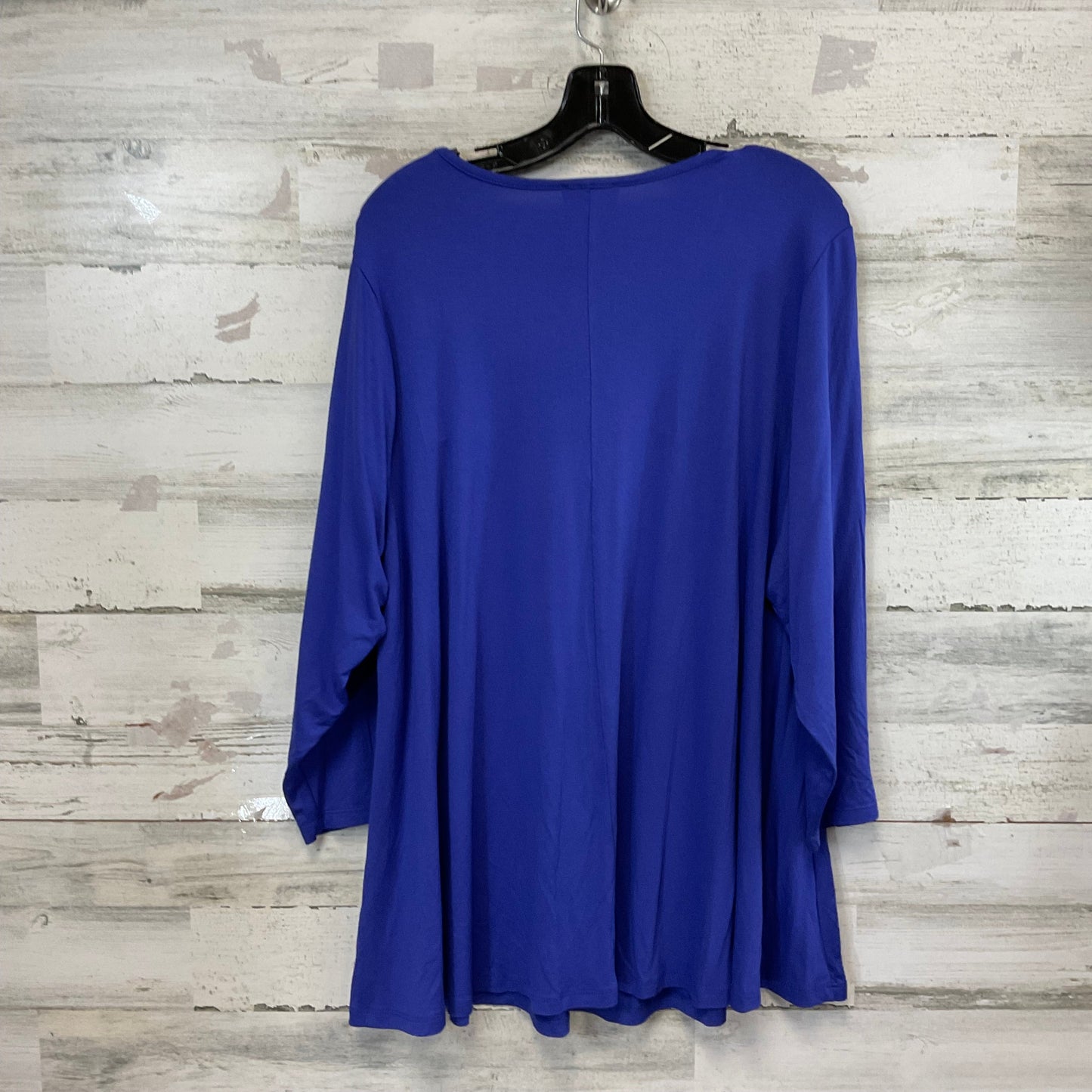 Top Long Sleeve By Lane Bryant In Blue, Size: 3x