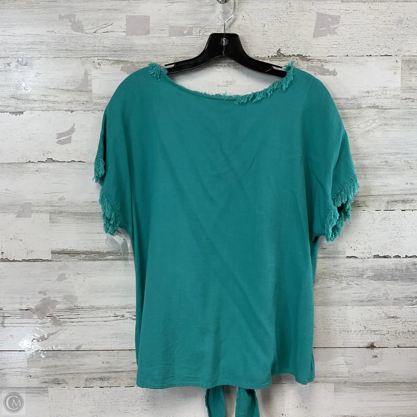 Top Short Sleeve By Umgee In Green, Size: M