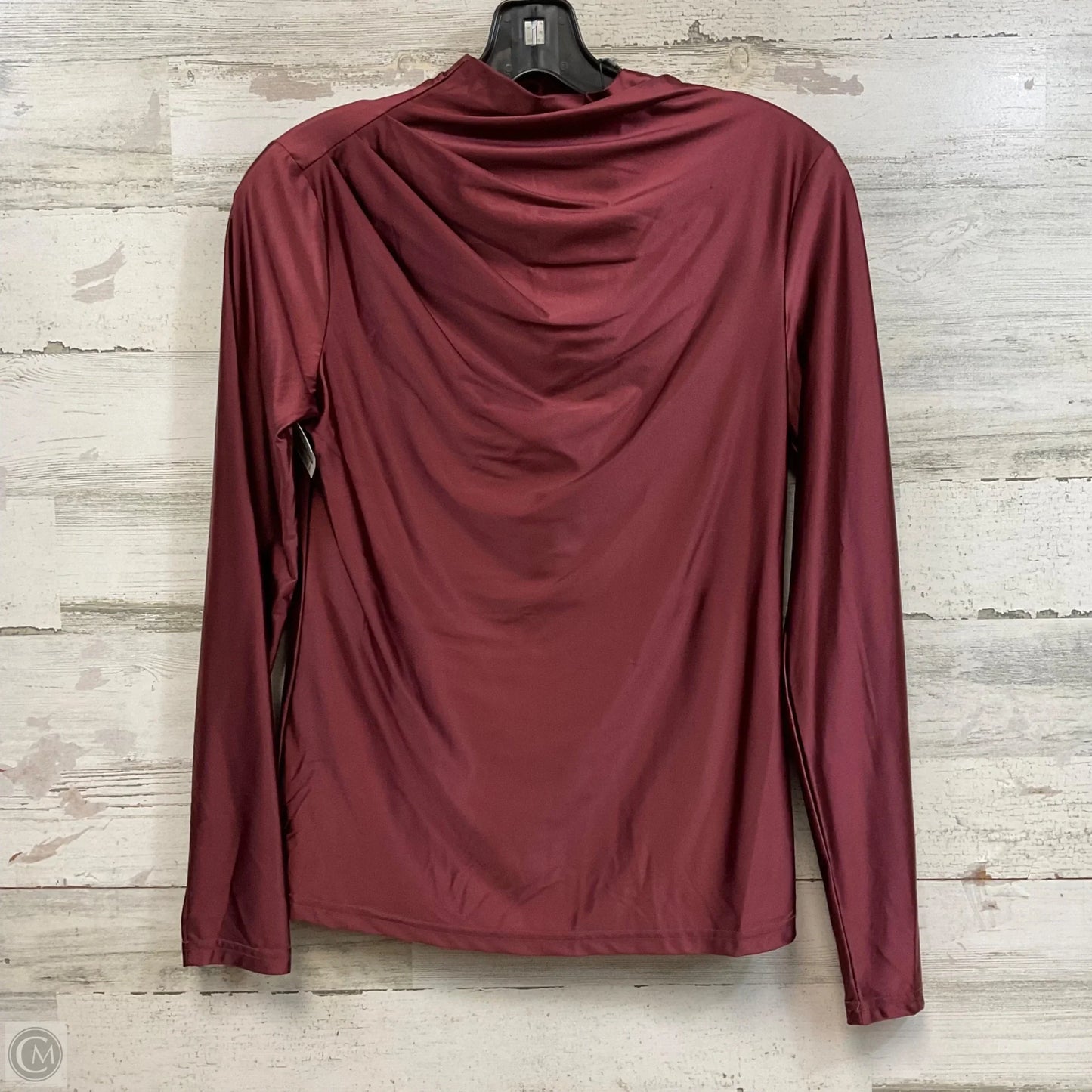 Blouse Long Sleeve By Lysse In Purple, Size: Xs