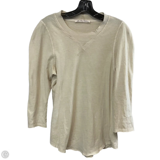 Top 3/4 Sleeve By We The Free In Cream, Size: M
