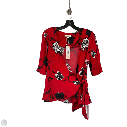 Blouse Short Sleeve By Yumi Kim In Red, Size: S