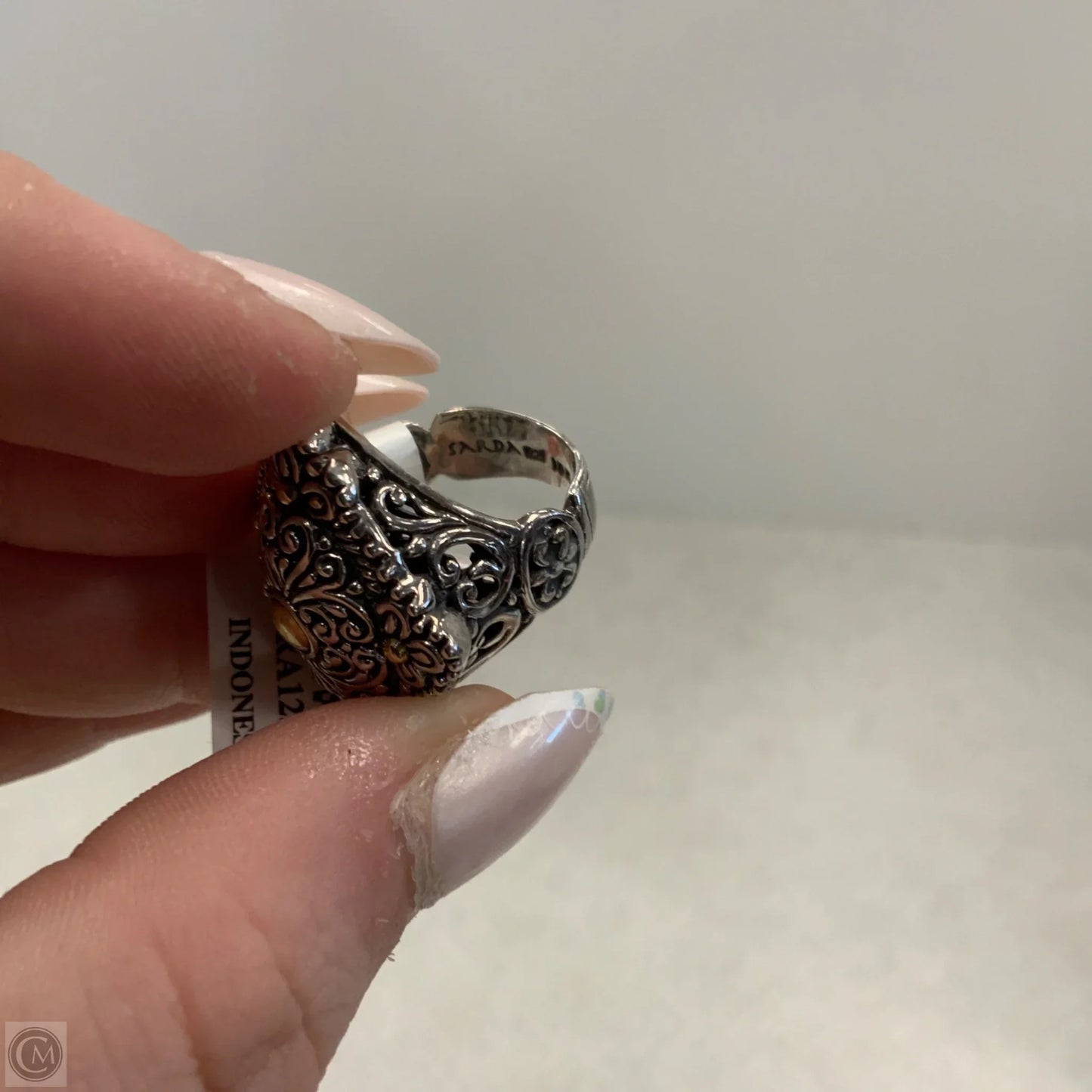 Ring Sterling Silver By sarda, Size: 5