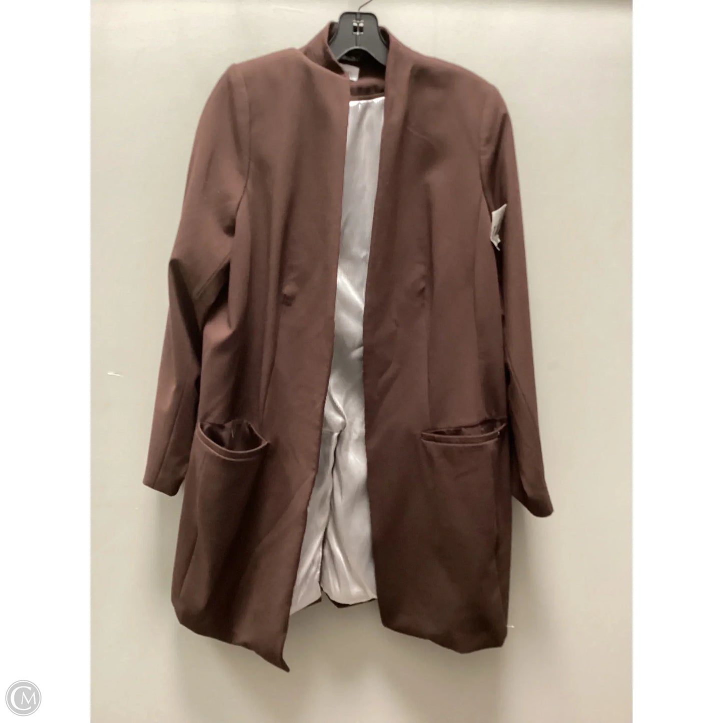 Pants Suit 2pc By Calvin Klein In Brown, Size: L