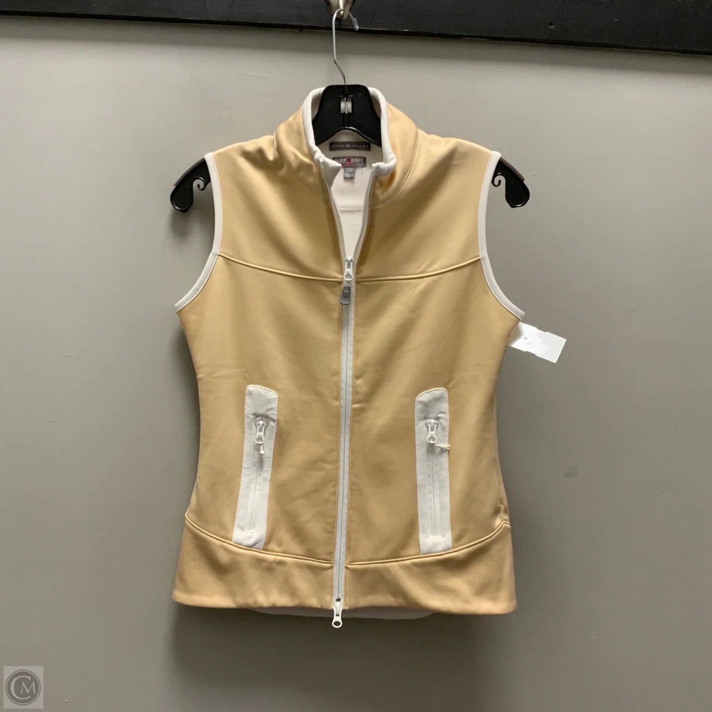 Vest Fleece By Peter Millar In Gold, Size: Xs
