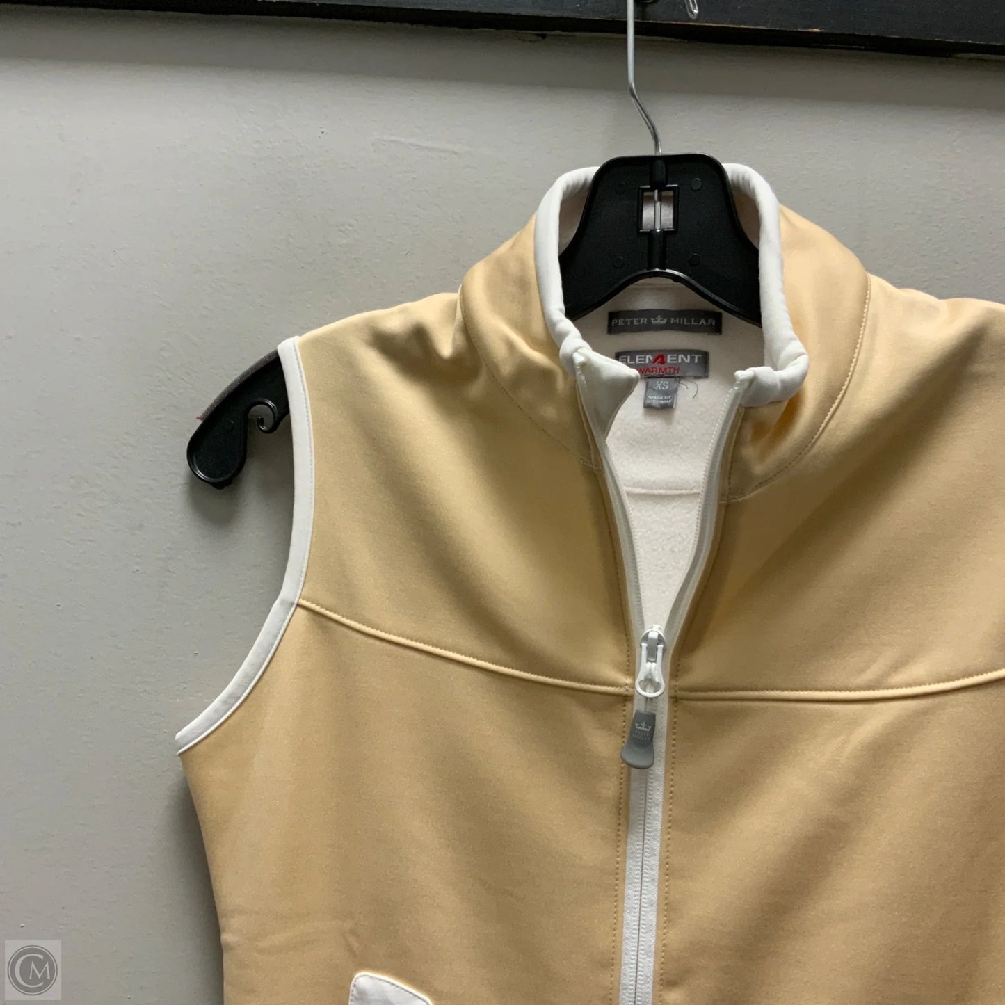 Vest Fleece By Peter Millar In Gold, Size: Xs