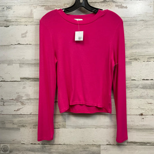 Top Long Sleeve Basic By Sadie & Sage In Pink, Size: Xl
