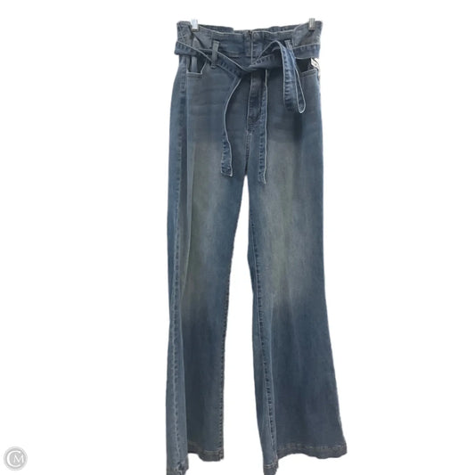 Jeans Flared By Flying Tomato In Blue Denim, Size: Xl