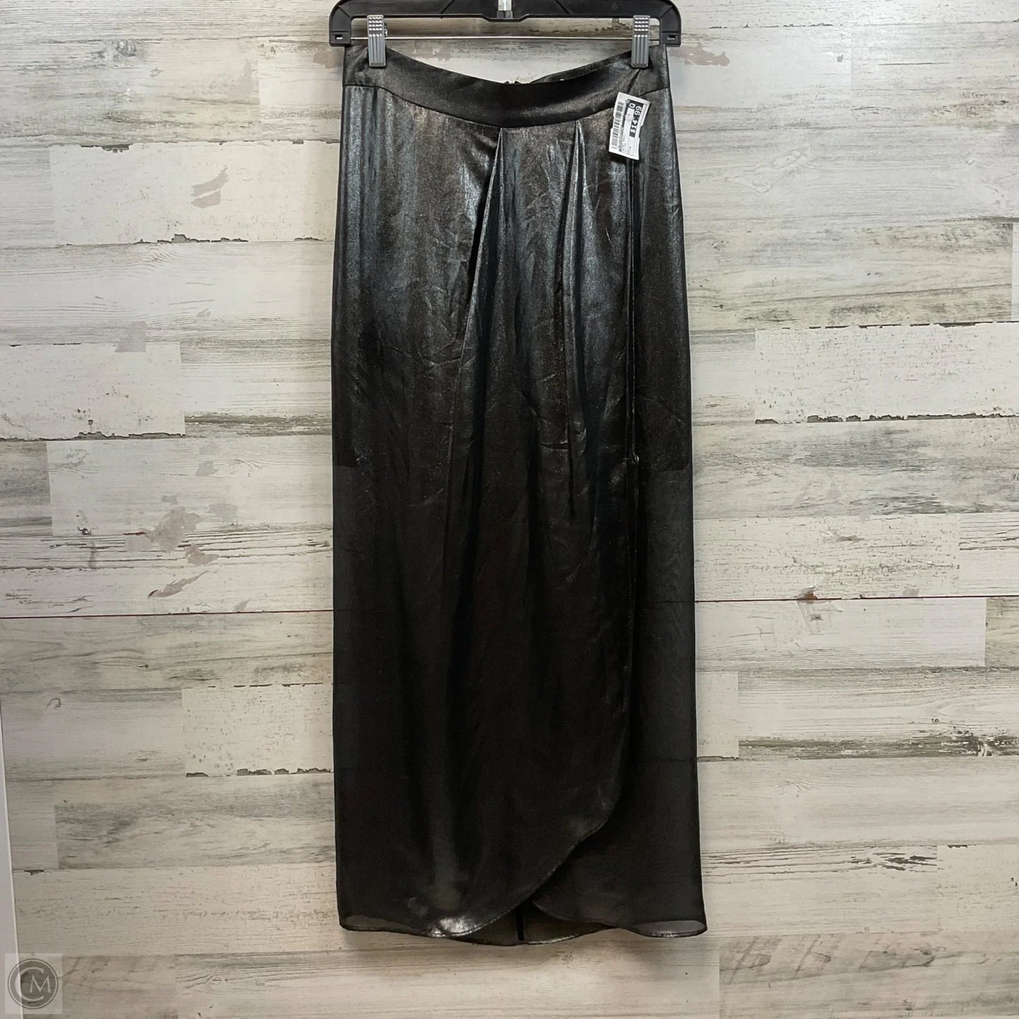 Skirt Maxi By Bcbgeneration In Silver, Size: 4