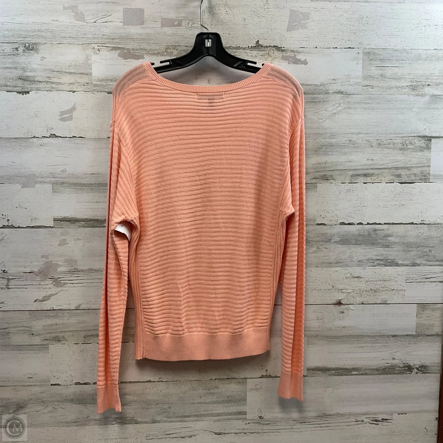 Sweater By Banana Republic In Peach, Size: L