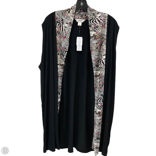 Vest Other By Cj Banks In Black, Size: 2x