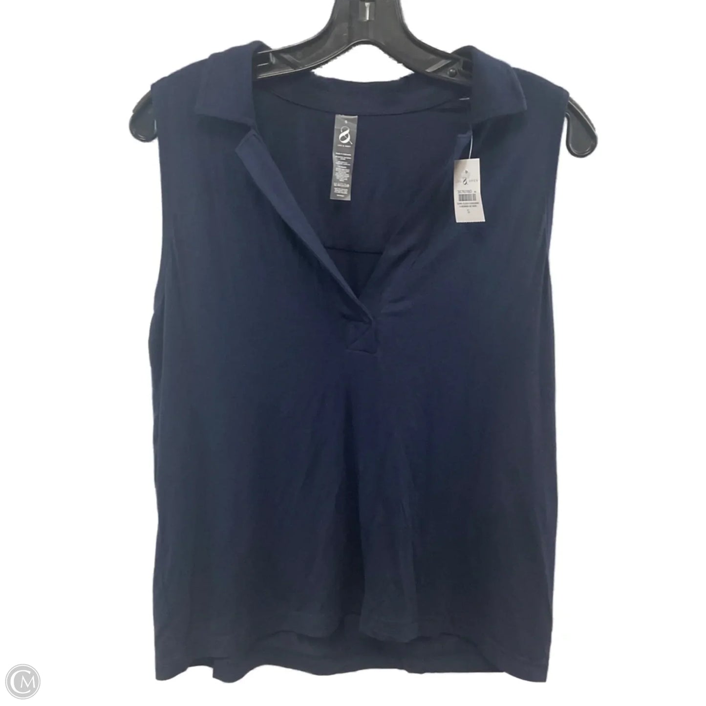 Top Sleeveless By Lou And Grey In Blue, Size: S