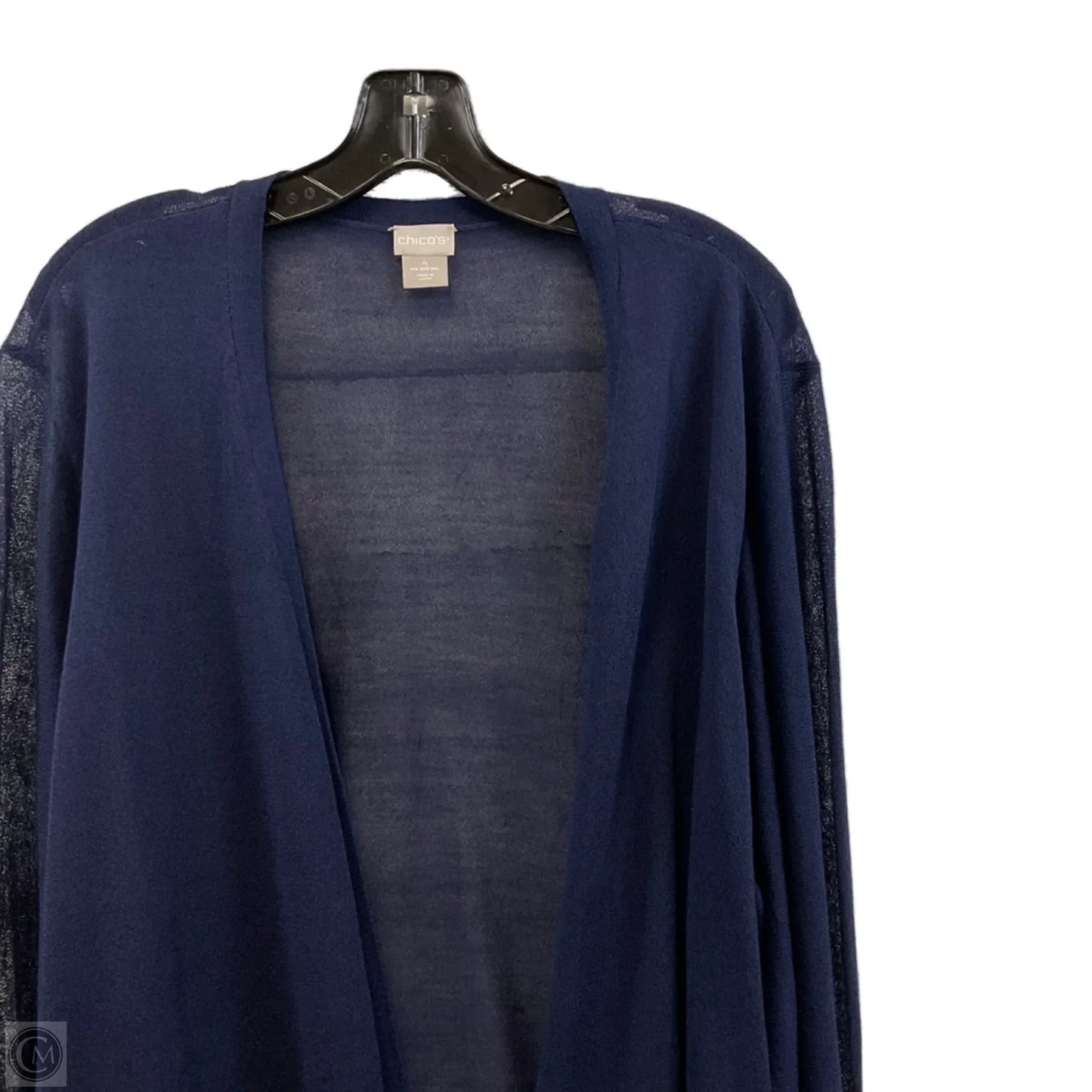 Cardigan By Chicos In Blue, Size: Xxl